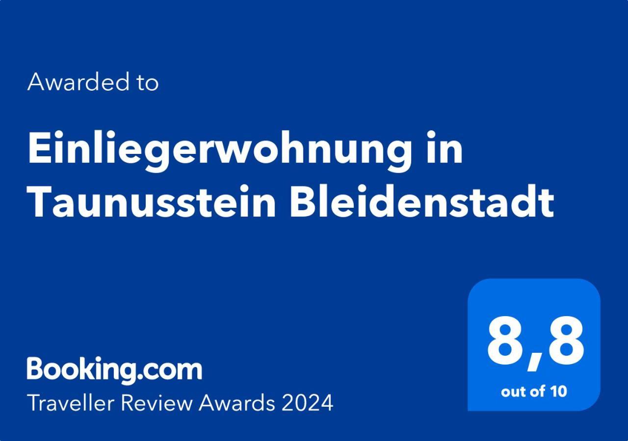 Einliegerwohnung In Taunusstein Bleidenstadt 외부 사진
